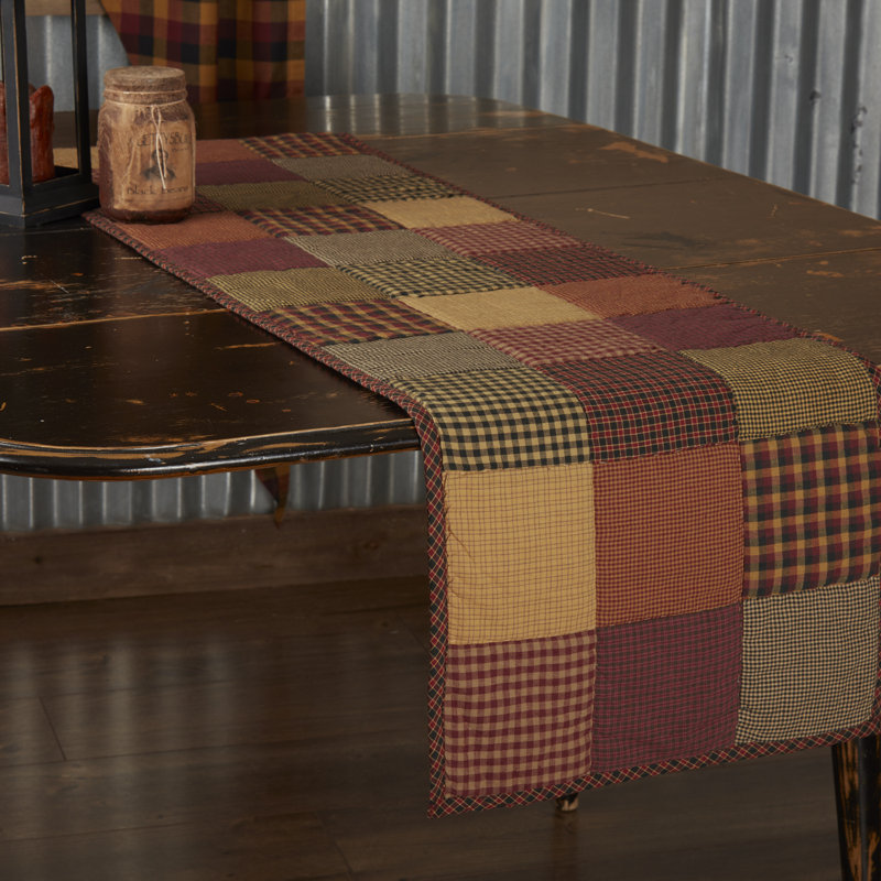 Heritage Farms Quilted Runner 13X72, 48" x 13"