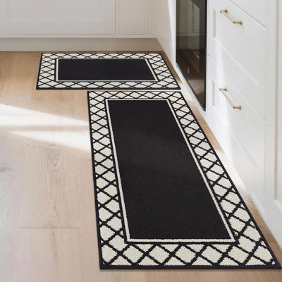 Geometric Anti-Fatigue Non-Skid Kitchen Mat