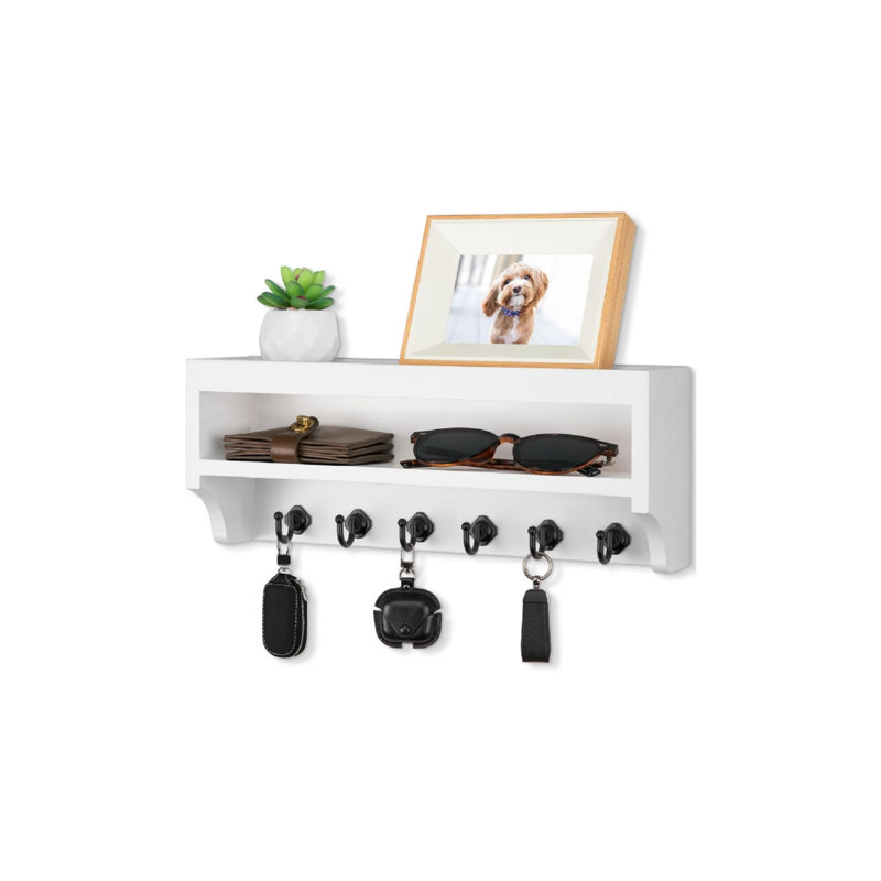 Solid Wood Wall Organizer