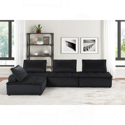 Canapé modulaire 120 po 4 pièces