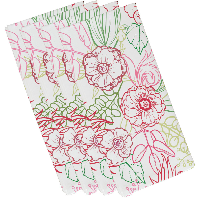 Ensemble de serviettes 4 pièces Marlow Zentanle, Rouge