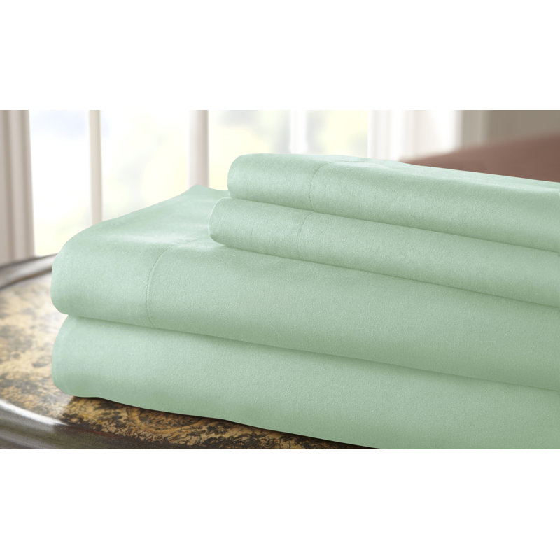 Gaston Microfiber Sheet Set, Surf, Full