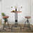 Jomarion Swivel Solid Wood Adjustable Height Stool-313887615