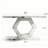 Diamond Glass Console Table
