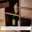 Bureau en bois de noyer en forme de L-1623435951