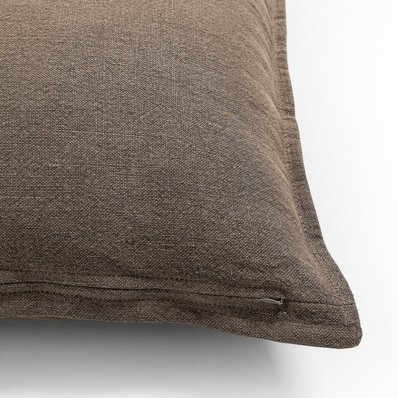 Broadway Pillow-Broadway Dune-24"X24", Broadway Coffee