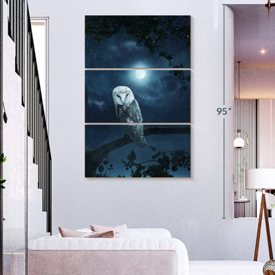 Chouette ronce au clair de lune