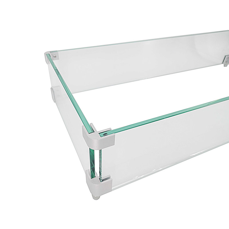 Pare-flammes rectangulaire pour foyer