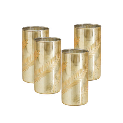 Vase Mercer41, ensemble de 4 vases décoratifs en forme de palmier et de fleurs, à utiliser comme décor pour la maison, la fête et la pièce maîtresse de la table