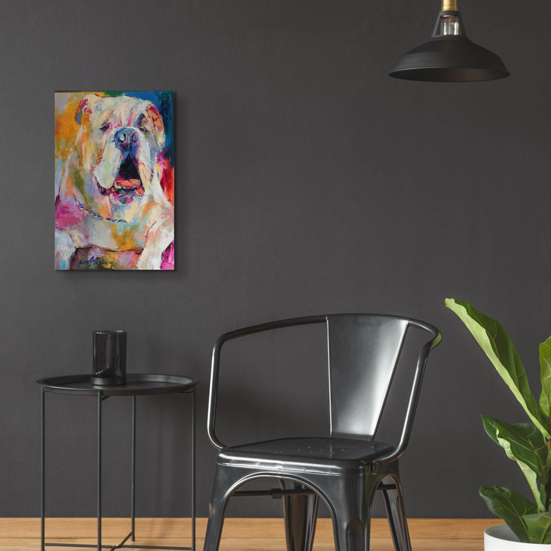"Art Bull" par Richard Wallich, H 24 po x l 16 po x P 0,2 po