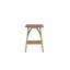 Table de bout en bois massif avec rangement Rooney