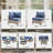 Tommy Outdoor Wicker 6 Person Seating Group With Cushions With Rocking And Swivel Chairs-2018879803-2013565191
