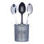 Industrial Kitchen Metal Utensil Holder
