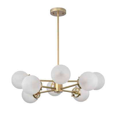 8 - Light Dimmable Sputnik Chandelier