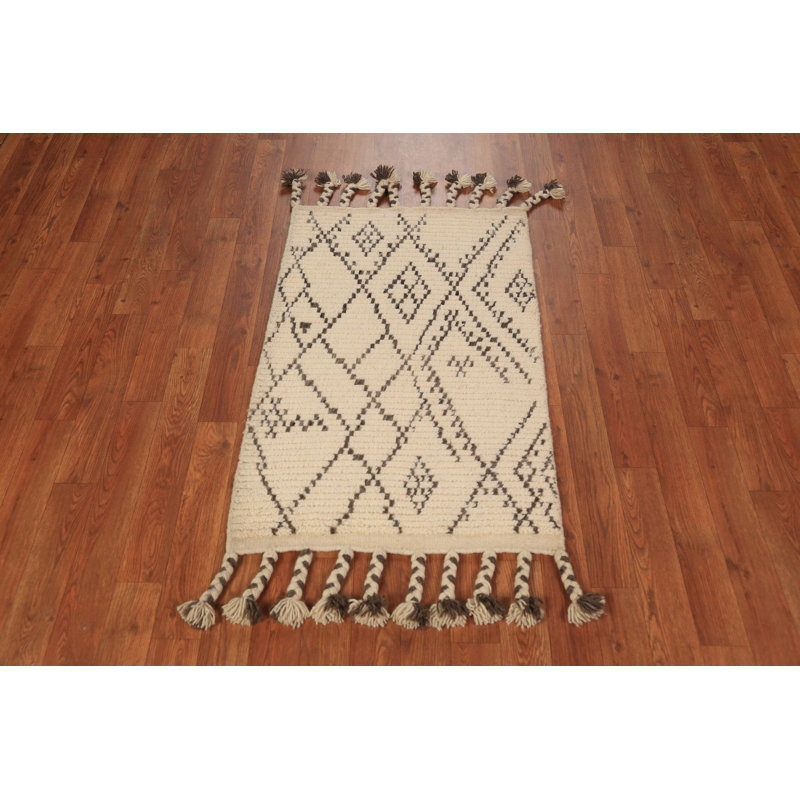 Earth Tone Moroccan Indian Rug 2x3