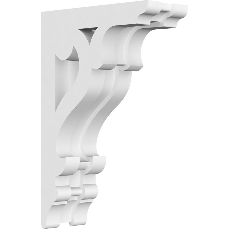 Corbeau en PVC de qualité architecturale Brontes, H 7 po x l 4,5 po x P 1,875 po