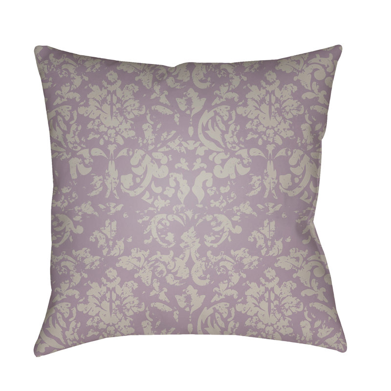  Indoor/Outdoor Throw Pillow, Bright Purple
