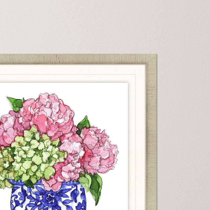 «Pretty Petals III», reproduction d'art sur papier encadré