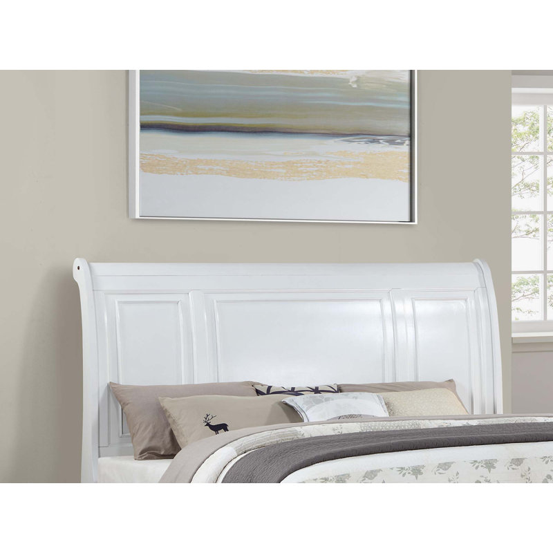 Cadre de lit (seulement lit), Simple, Blanc