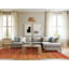 Tapis orange en polyester tissé à la machine Manilo-1721351596