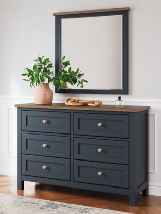 Commode et miroir Landocken