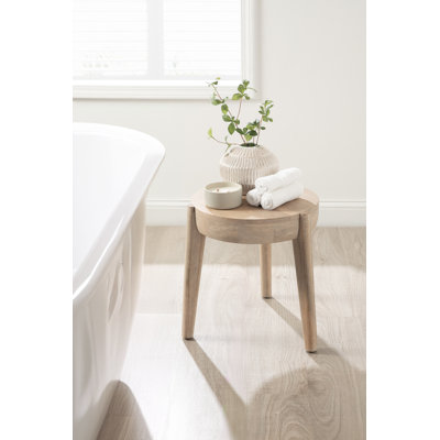 Table d'appoint ronde en bois