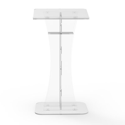 Fixture Displays Plexiglass Acrylic Podium Clear Lectern Church Pulpit