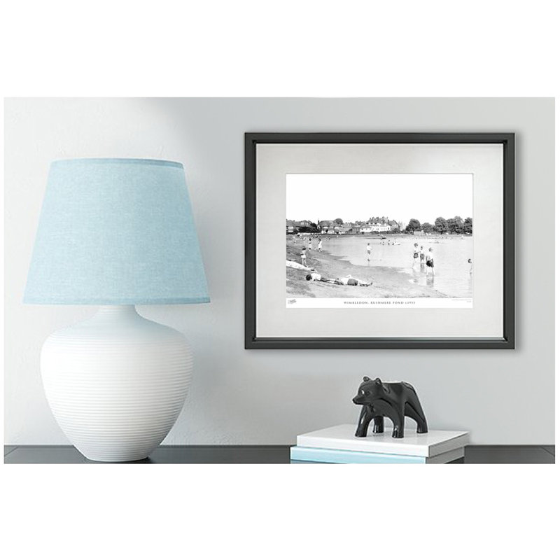 Wimbledon, Rushmere Pond C1955 by Francis Frith - Single Picture Frame Print, 40cm H x 50cm W x 2.3cm D