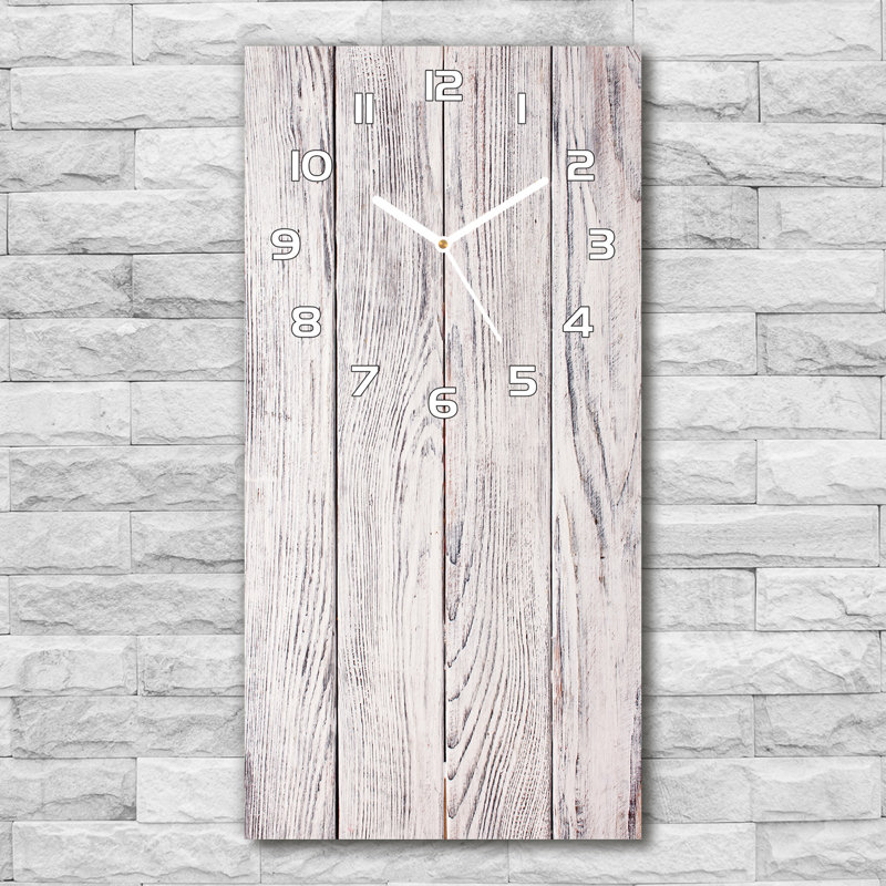 Jayniel Glass Wall Clock, White