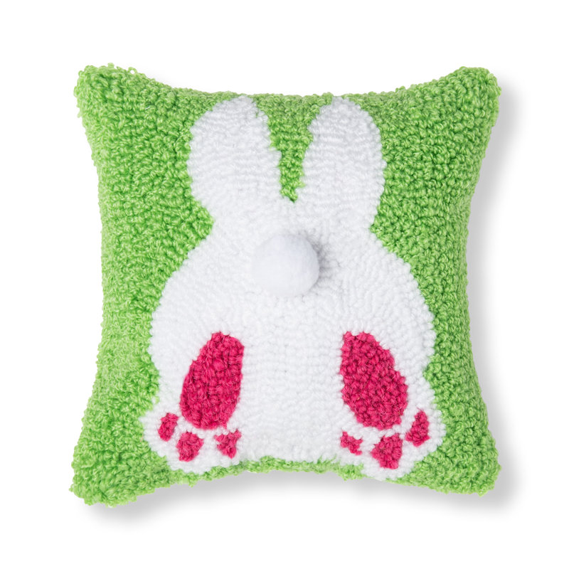 Sachso Bunny Bum Hooked Pillow