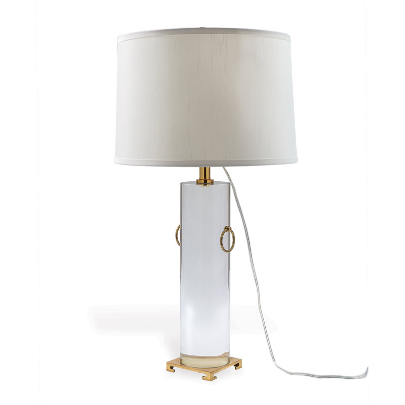 Beverly Lucite Lamp, White