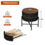 Cross Legs End Table