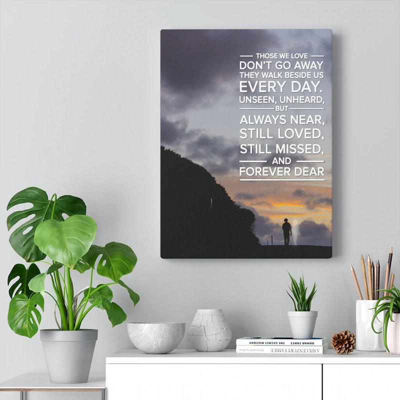 Art commémoratif sur toile, "Souvenir mémorable", H 16 po x l 12 po x P 1,25 po