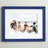 Malibu Blue Wood Matte Picture Frame-990121070