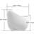 Modern Ceramic Toilet With Egg Shape - Glossy White, 1.28 Single Flush, Efficient Water Usage White Flush Shape, , Comfortable Seat
