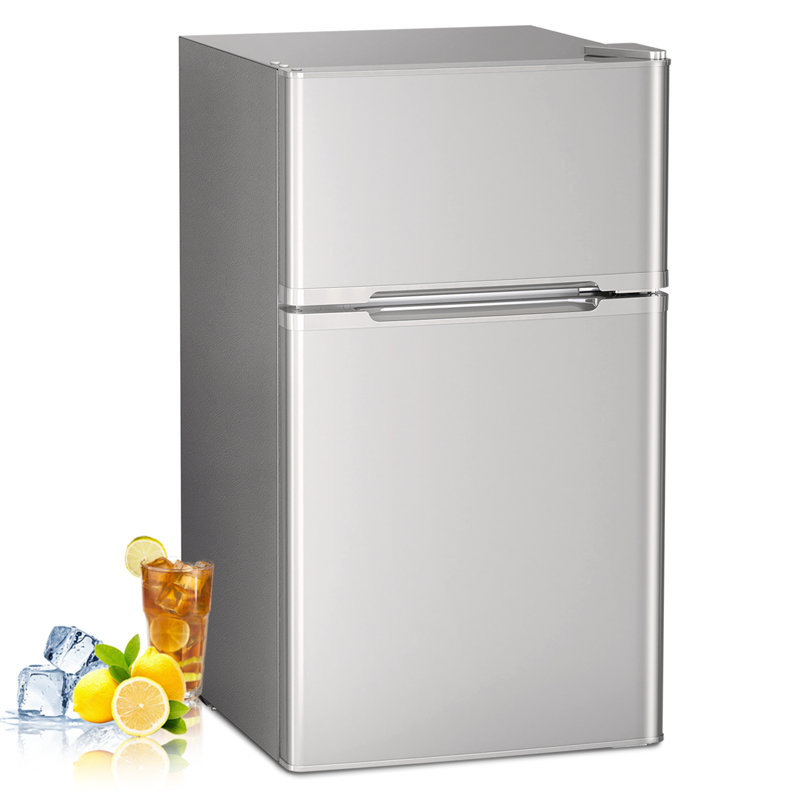 Electatic 3.1 Cu.ft Mini Fridge With Freezer - Compact Refrigerator For Dorm, Office & Rv, Adjustable Thermostat (32°F-50°F Fridge/-1°F-3°F Freezer),Removable Glass Shelves