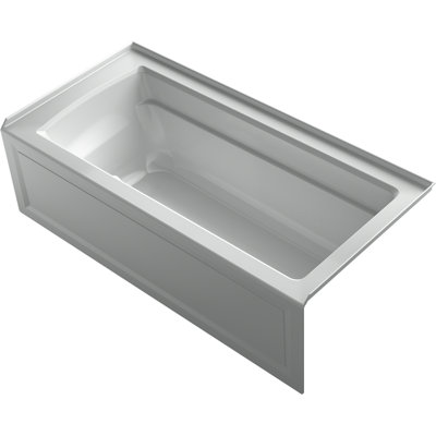 ArcherÂ® 66"" X 32"" Integral Apron Heated Bubblemassageâ¢ Air Bath with Left-Hand Drain -  Kohler, K-1949-GHRA-95