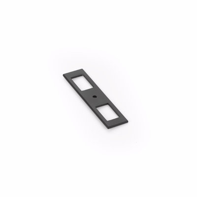 Plaque arrière pour bouton Emtek Modern 4 po x 1 po