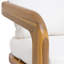 Chaise de salle à manger d'extérieur moderne en bois d'acacia avec coussins Nordby Nordin-134275446