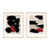 Ink & Jewel Set Of 2 Print by Lee Lessem