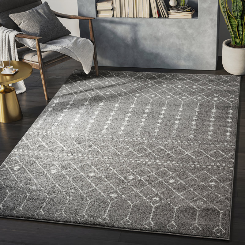 Jannie Geometric Indoor Rug, Rectangle 4' x 6'