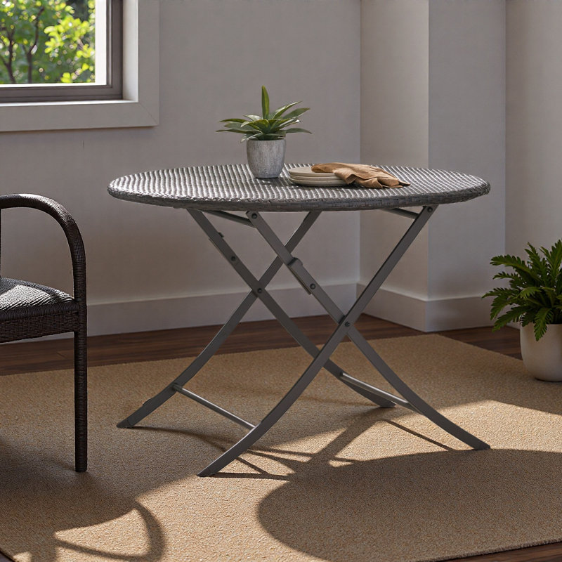 ROUND FOLDABLE DINING TABLE