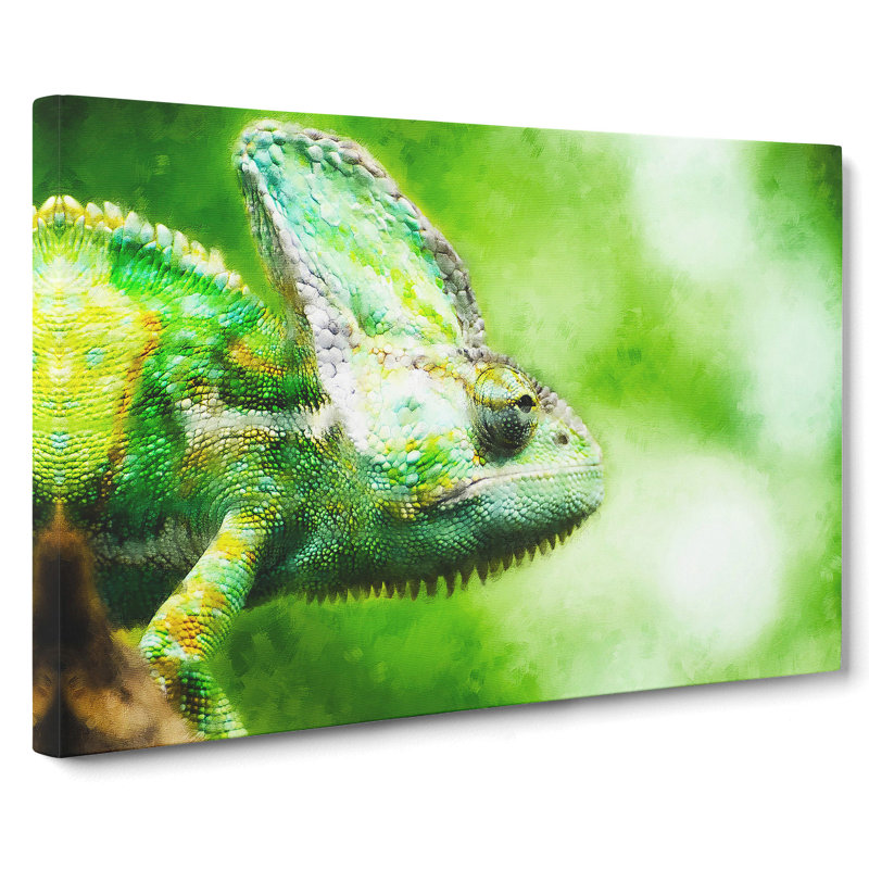 Chameleon Lizard Vol.1 - Wrapped Canvas, 35cm H x 50cm W x 3cm D