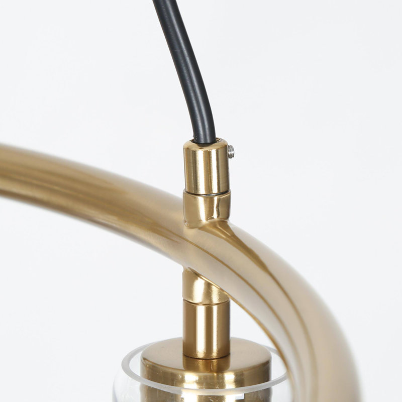 Lustre encastré 5 lumières Glam