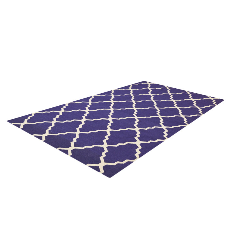 Jasmina Geometric Wool Hand Woven Area Rug, Rectangle 160 x 230cm