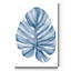 Reproduction d’art sur toile tendue « Indigo tropical Leaves I »-722693448