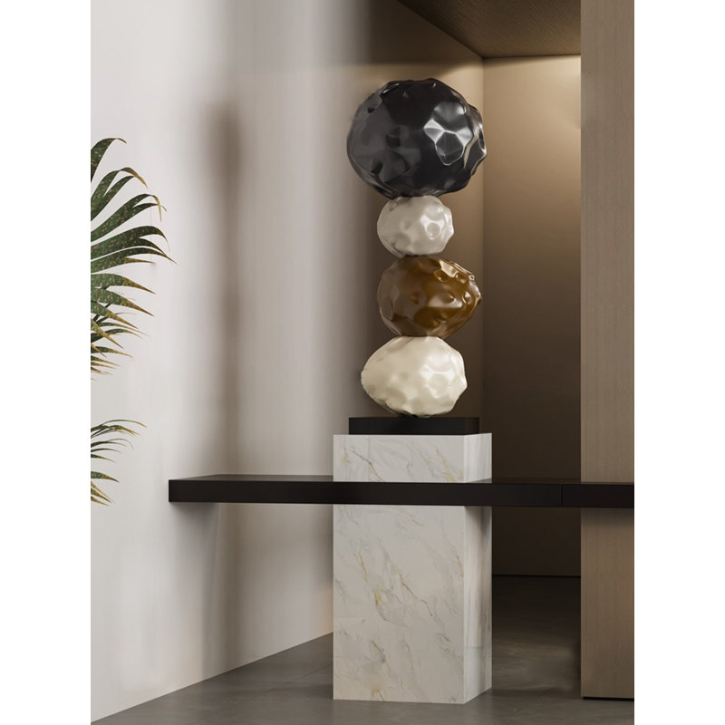Article décoratif pour plancher en plastique renforcé de fibre de verre Stone Arriving Fortune