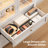 71'' Tall Full Wood Arched Storage Cabinet Adjustable Shelves Bookcase With LED Lights-1701483648