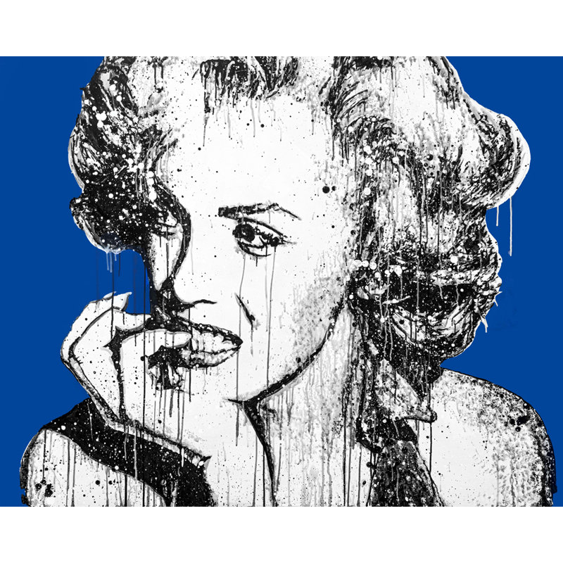 Marilyn B by Pratiksha Muir - Wrapped Canvas Print, 15" H x 18" W x 1.5" D