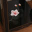 Hand-painted flower stand with draw simple high
